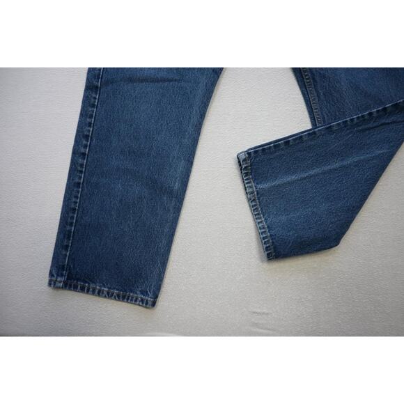 Levi's 505 Regular Fit Straight Rugged Denim Jeans Mens Sz 42 x 30 - Picture 3 of 8